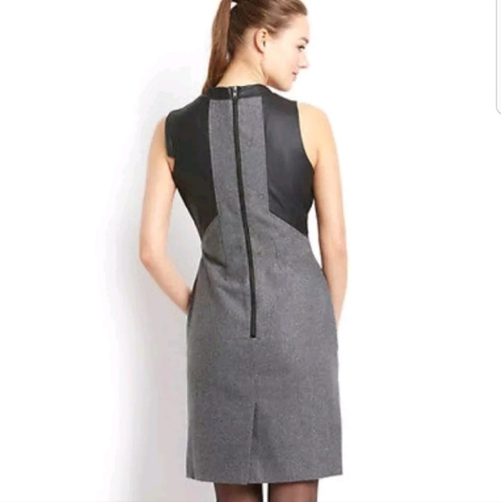 W118 Walter Baker New Margaret Wool Gray Dress Size M
